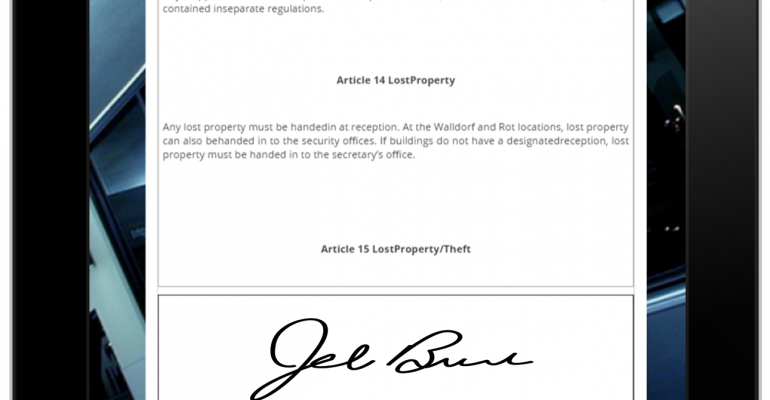 Check-in Processing Signal policies