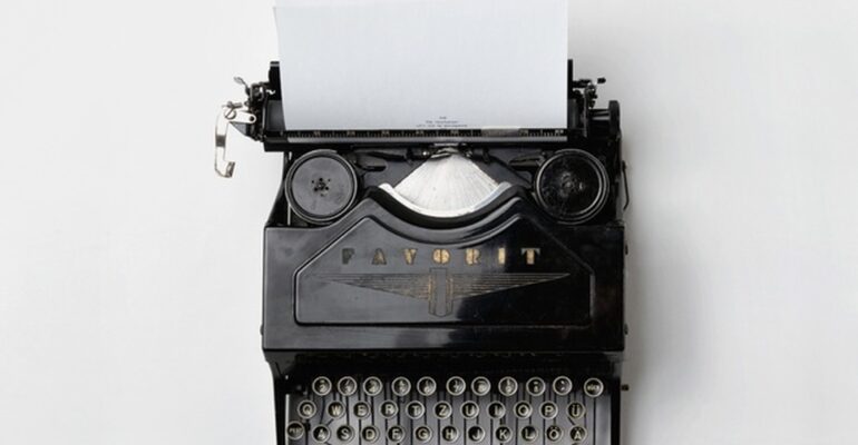 Secure corporate front desk with automated self-service kiosk in a modern enterprise lobby