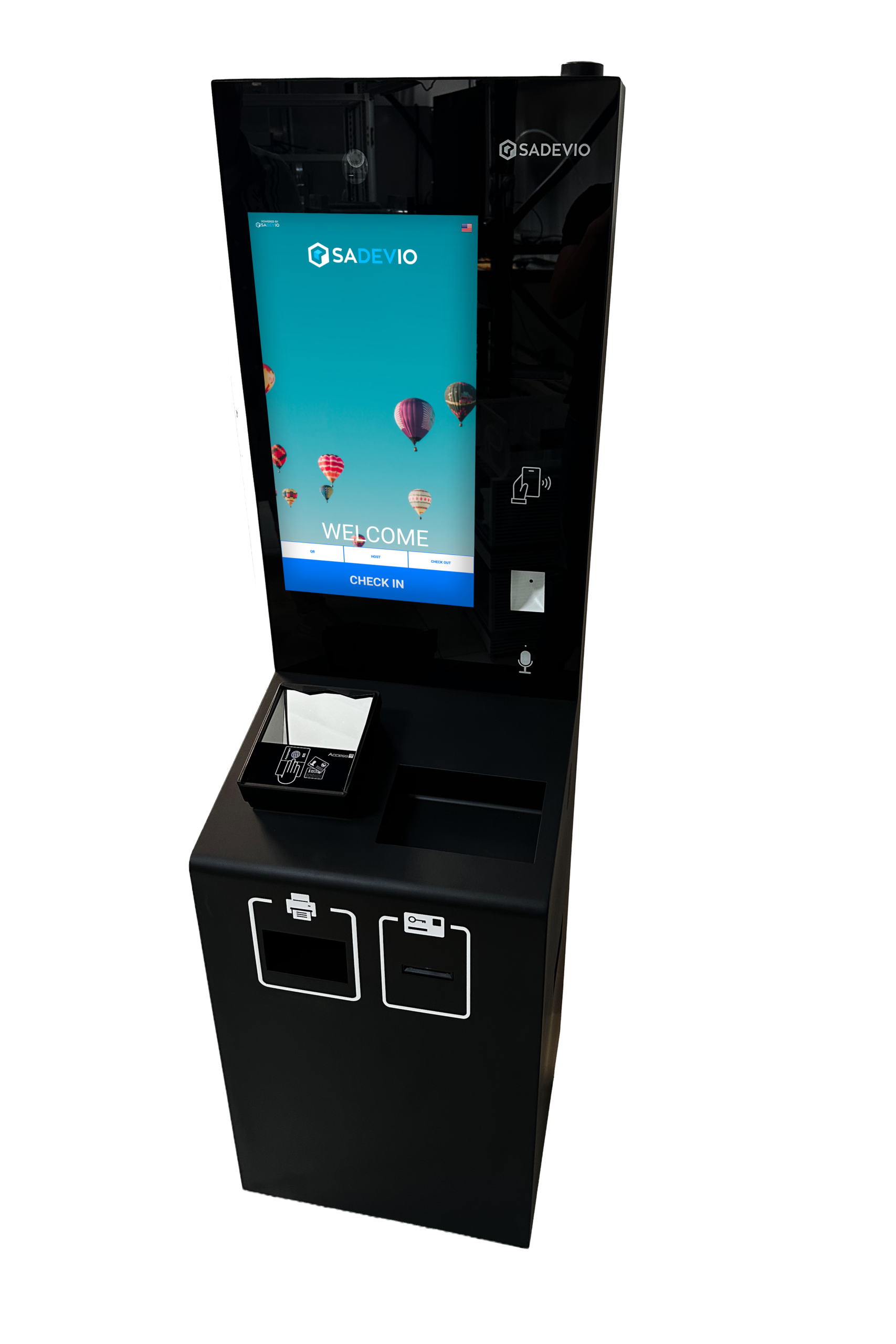 Sadevio Kiosk v4.1 ADA compliant indoor kiosk